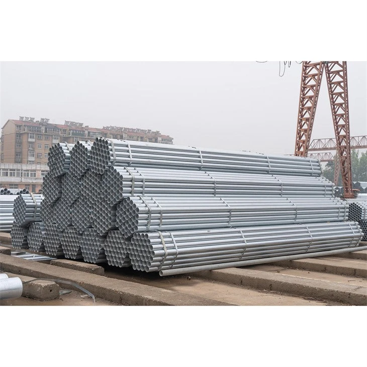 Tubo redondo de acero chapado en aluminio y zinc Tubo redondo de acero chapado en aluminio y zinc
