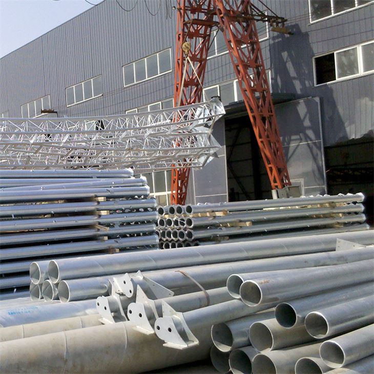 Pati asye galvanize nan stock cheve dwat